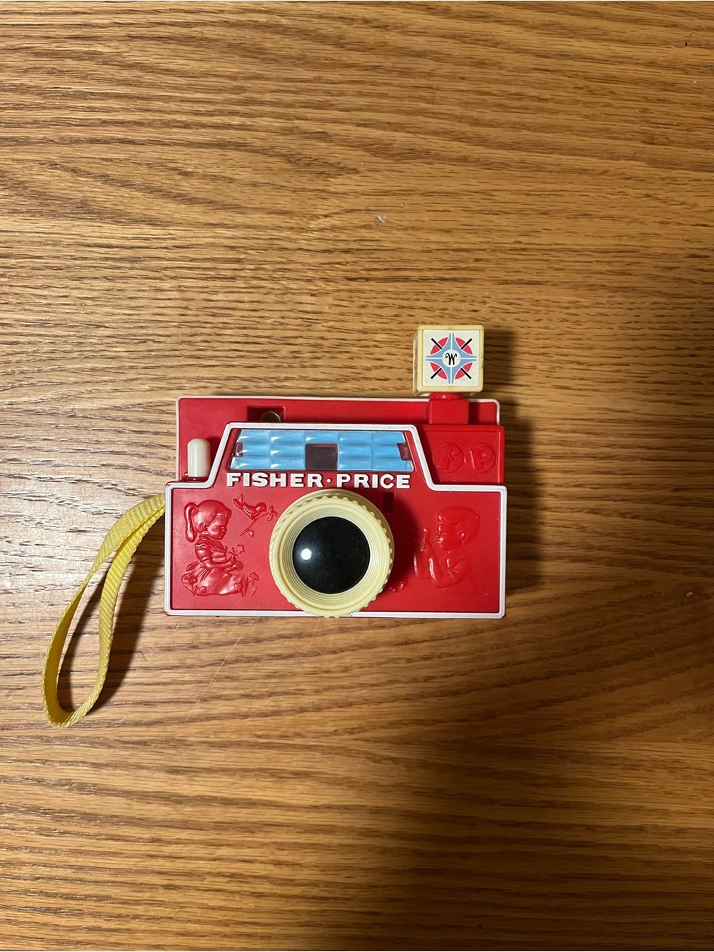 Vintage 1968 Fisher Price Changeable Picture Disc Camera Red- Works! No Disks